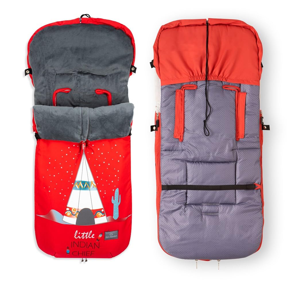 Interbaby D10053 uniwersalny śpiworek na stopy do wózków dziecięcych, unisex