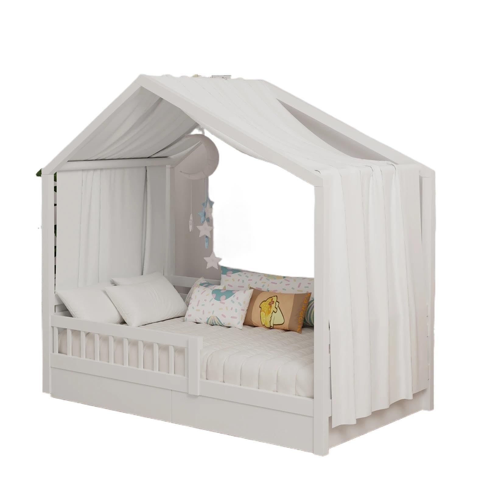 Ciel de lit Maison, Lits en Mousseline Coton