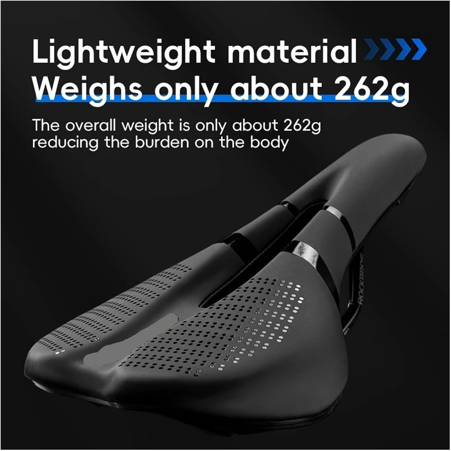 Comfortable Bicycle Saddle Lightweight Durable Ergonomic Cycling Seat for Men Women
