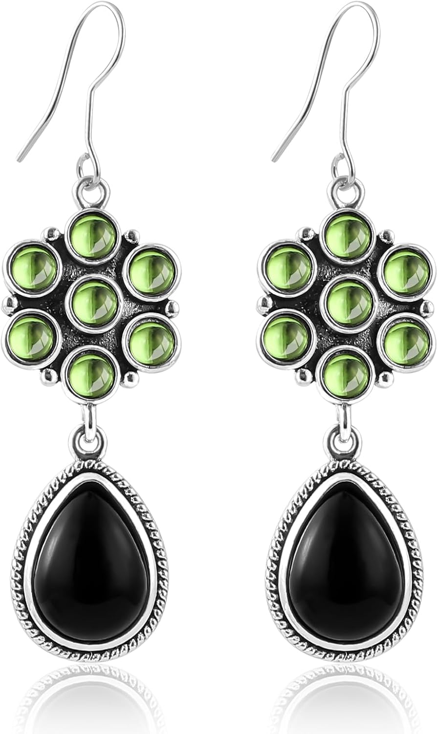 Silver/Gold Boho Dangle Statement Earrings for Women Trendy,Handmade Vintage Dainty Cute Long Drop Summer Earrings,fashion Accessories Jewelry Gifts