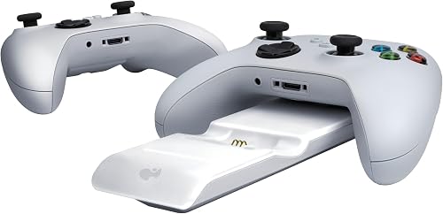 PDP Dual Charger for Xbox Series X - White
