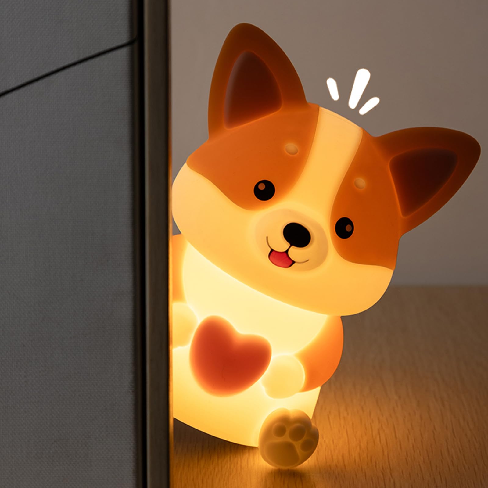 AVEKI Dog Night Light for Kids, Cute Dog Gifts for Women Boys