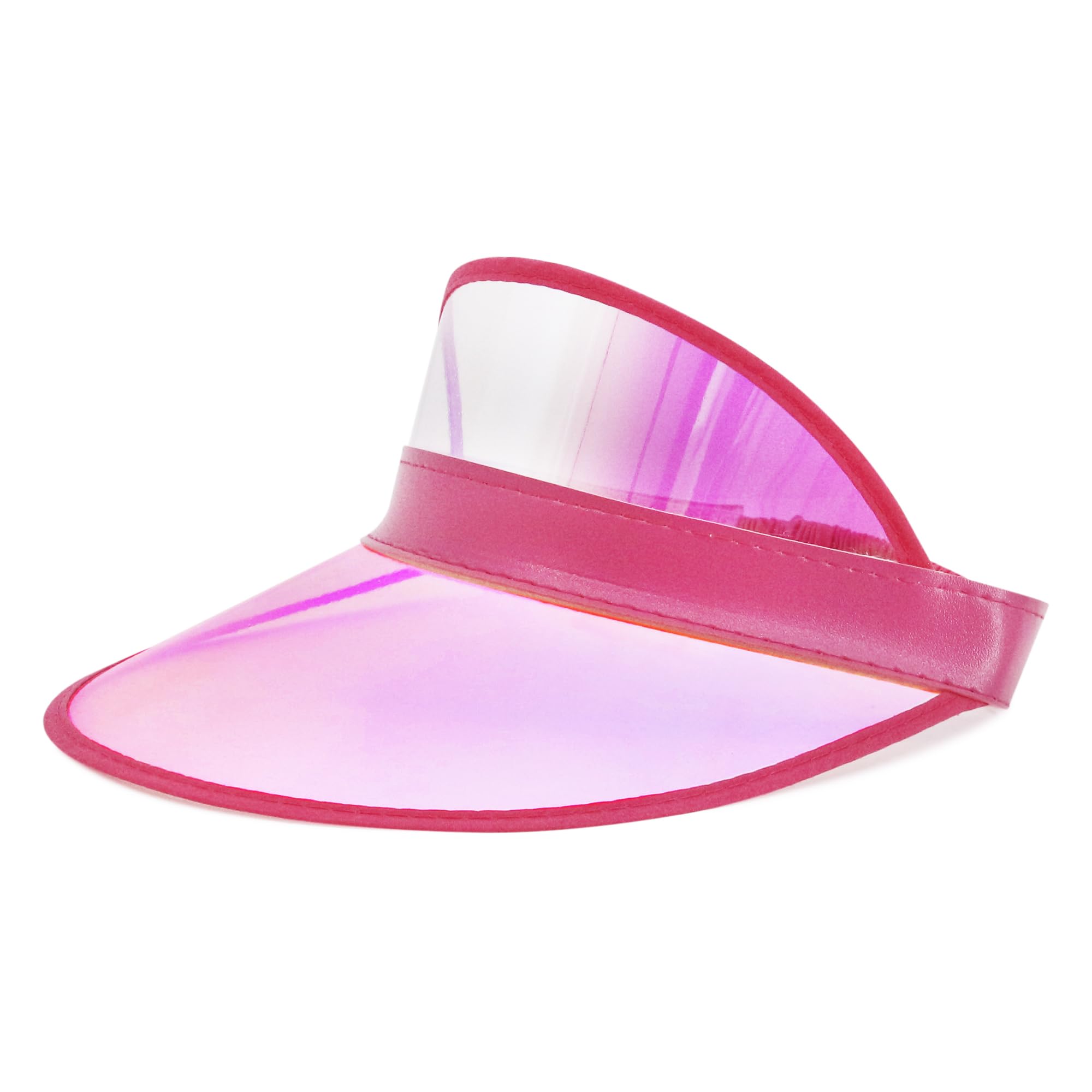Plastics Clear Sun Visors UV Protection Hat Cap Headwear for Golf