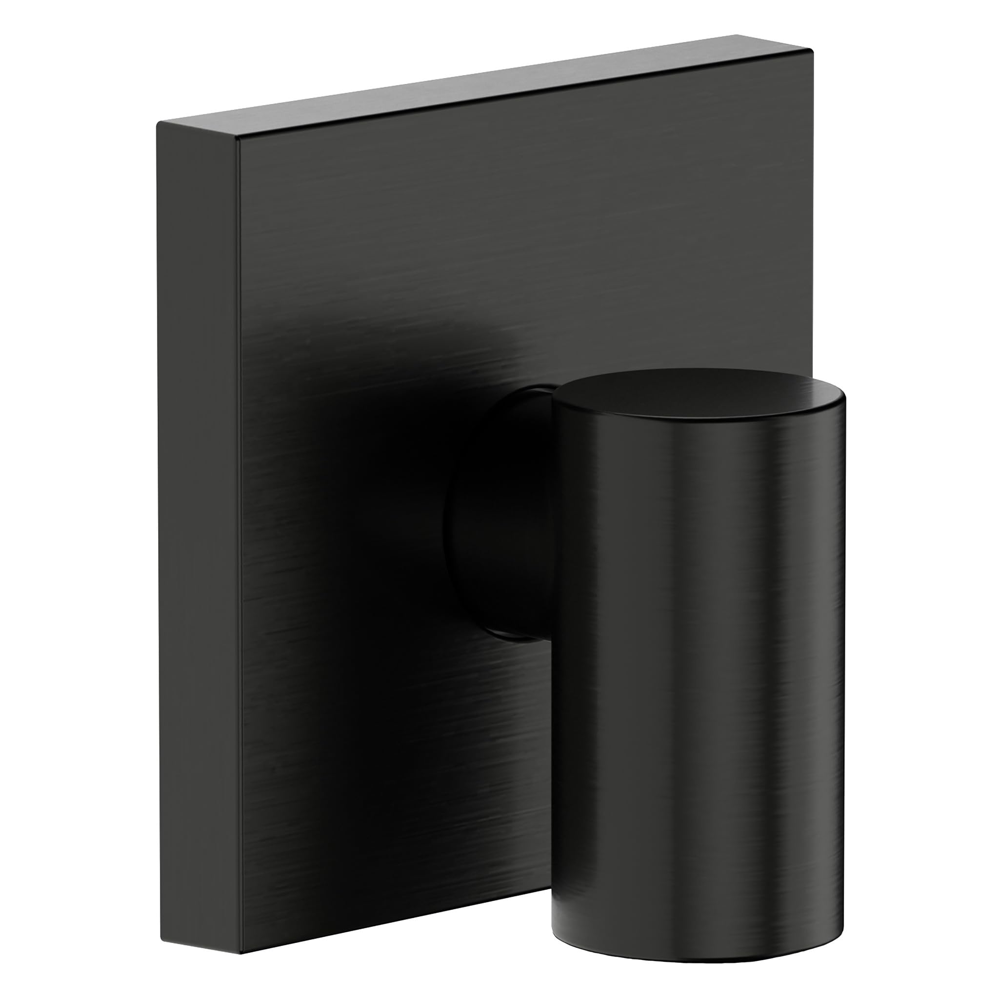 hansgrohe FixFit Fine E - Uscita doccia a muro, Raccordo tubo doccia con valvola antiriflusso, Connettore tubo doccia, cromo nero spazzolato, 28883340