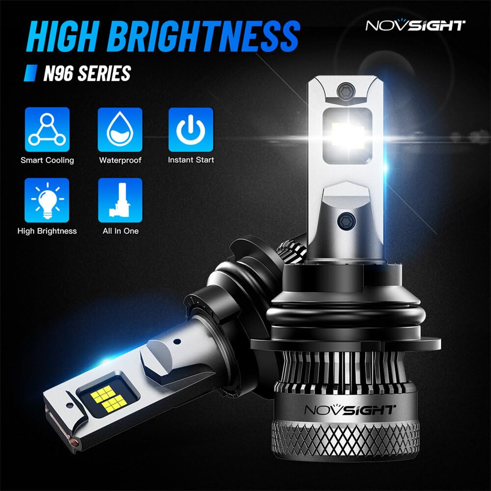 YONGYAO A500-N96 Fari LED Auto 200W 40.000LM Driver Integrato Canbus Ready Fascio Alta Gamma- H7