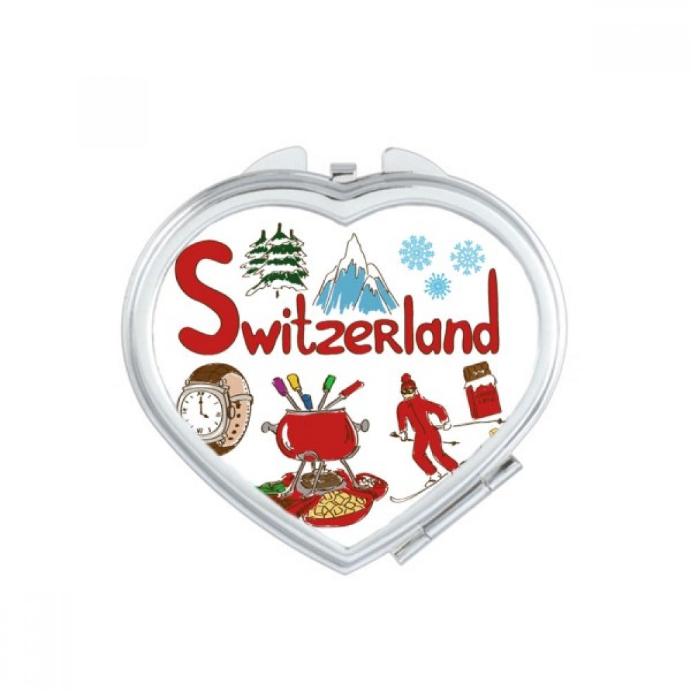 Miroir de maquillage Irlande mignon cadeau idéal de poche fait main vert