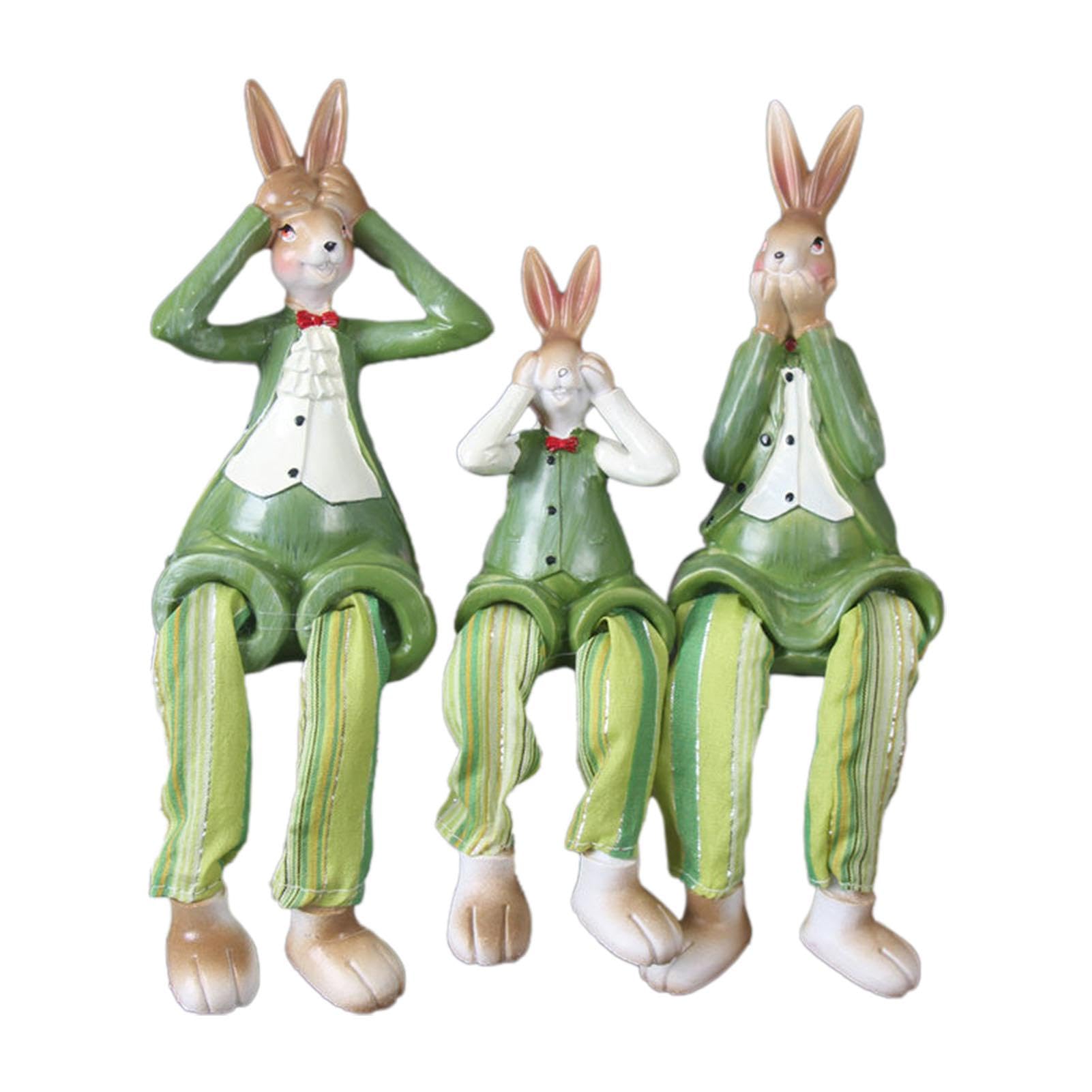 Lapin de Pâques ornement résine pour en finir avec la déco banale