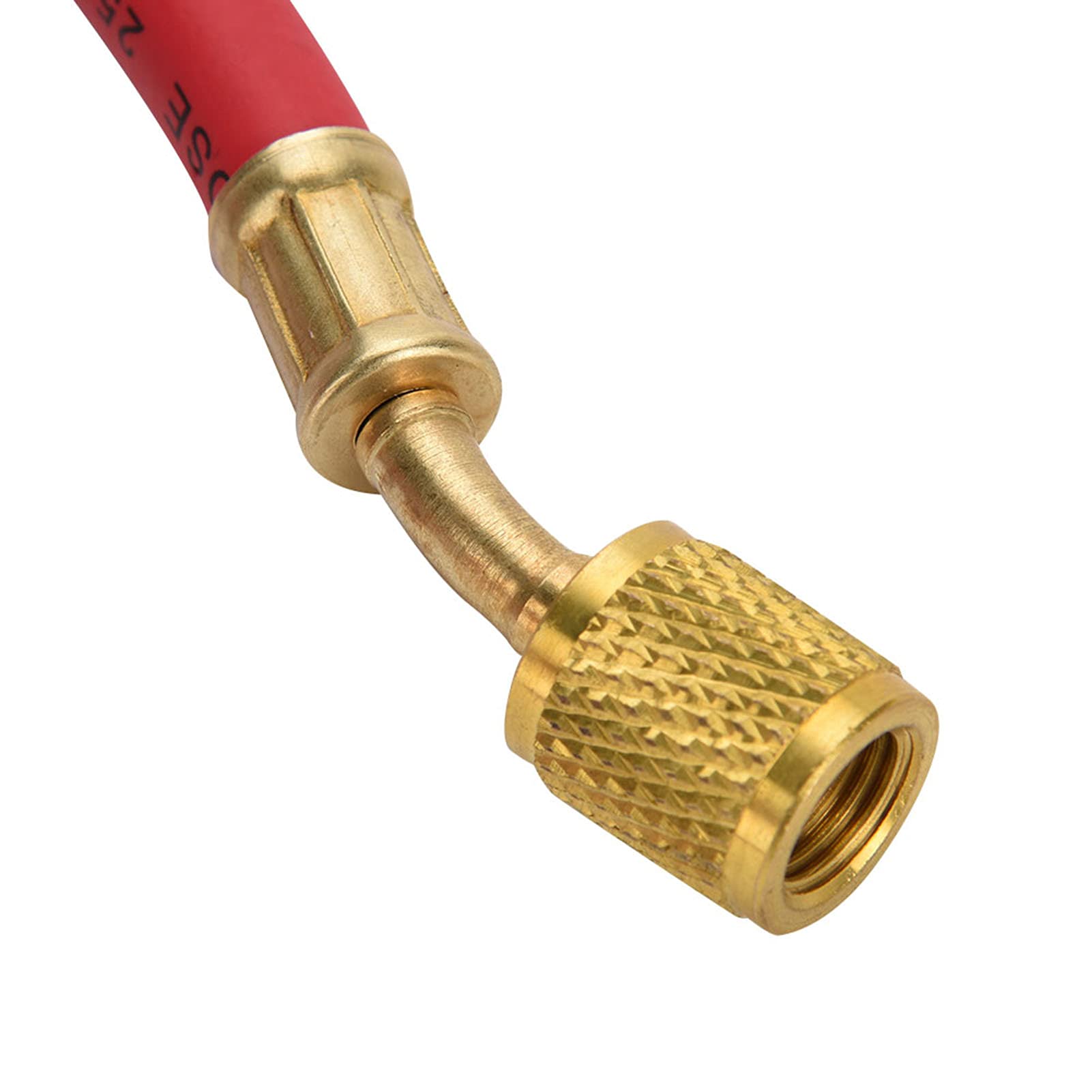 Klimaanlagen Diagnose Werkzeugset, Kältemittel Messgerät mit 3 Schläuchen, 0-500PSI Druckmesser, R134A R12 R22 R404Z R410A Kompatibel, O-Ring-Dichtung