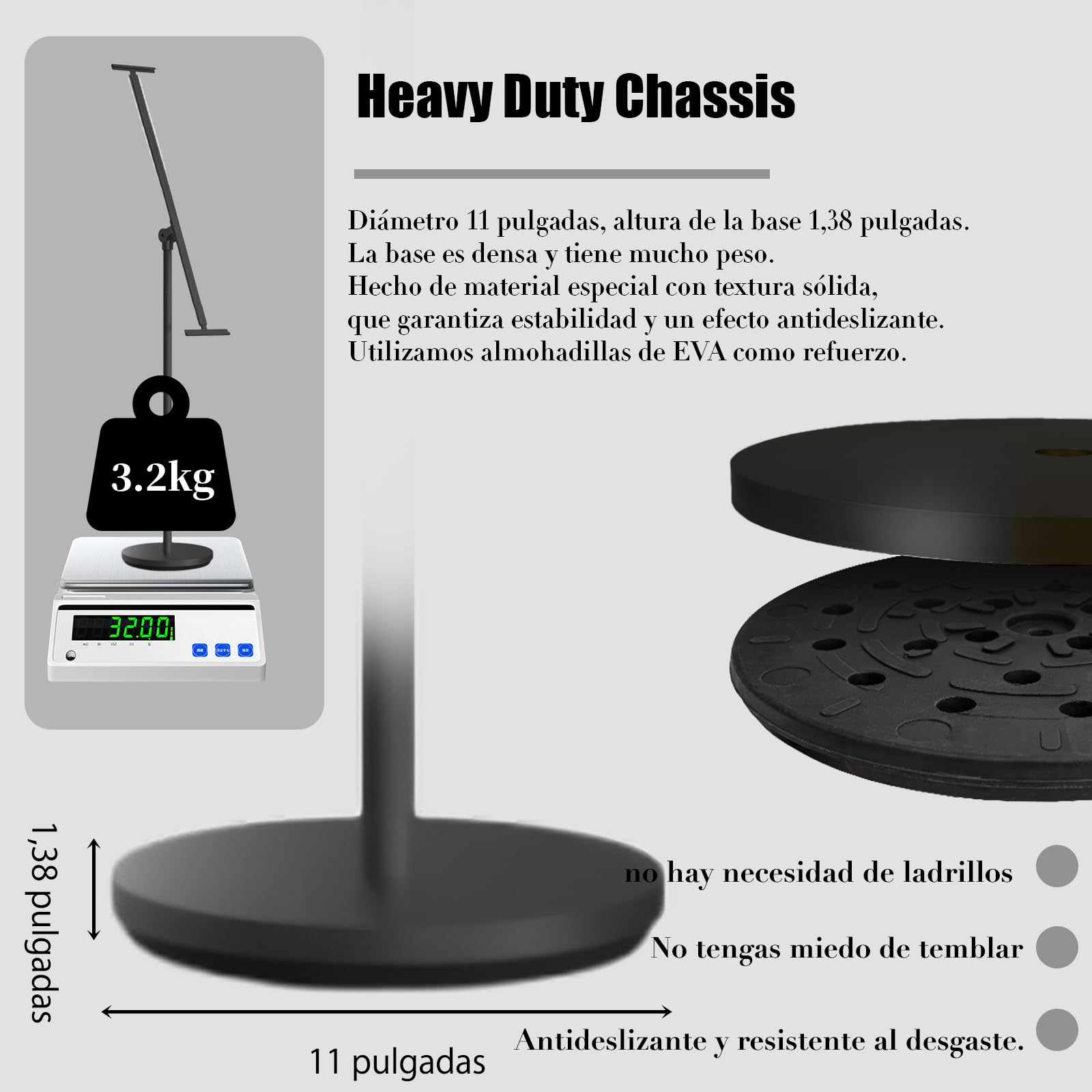 Soporte de información en altura ajustable, Tablero para carteles, Soporte para carteles de aluminio, Altura del panel regulable 23.62-39.37in, Altura del soporte de pantalla 53.54-62in(Negro