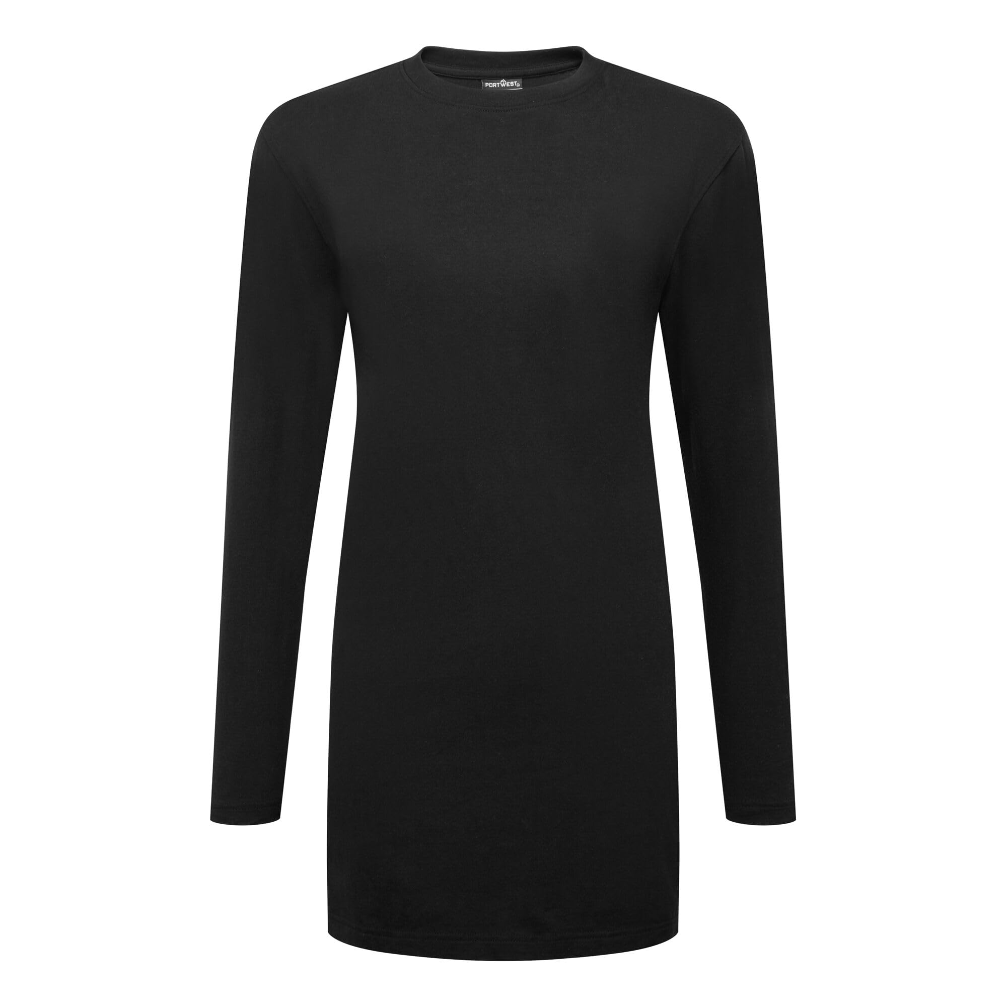 Portwest B194 Womens Cotton Modesty Long Sleeve Work T-Shirt