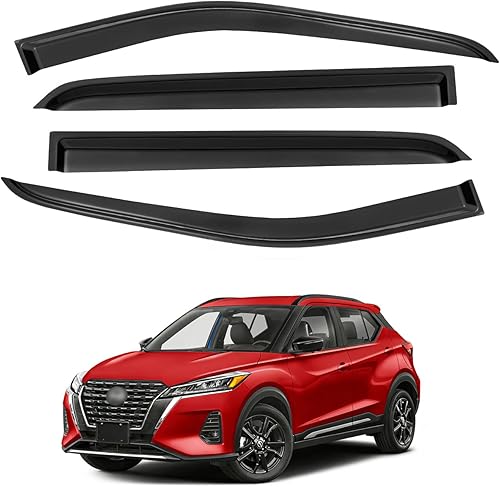 Miniatura 99 de Visera de ventana para Jeep Cherokee 1984-2001 (Excluye Modelo Limited), Protectores Guards Shields de lluvia de canal exterior, Deflector