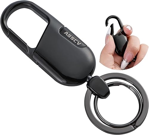 Car Keys Keychain, Heavy Duty Keychains,Car Key Fob Accessory For Men and Women,With Elegant Metal Box