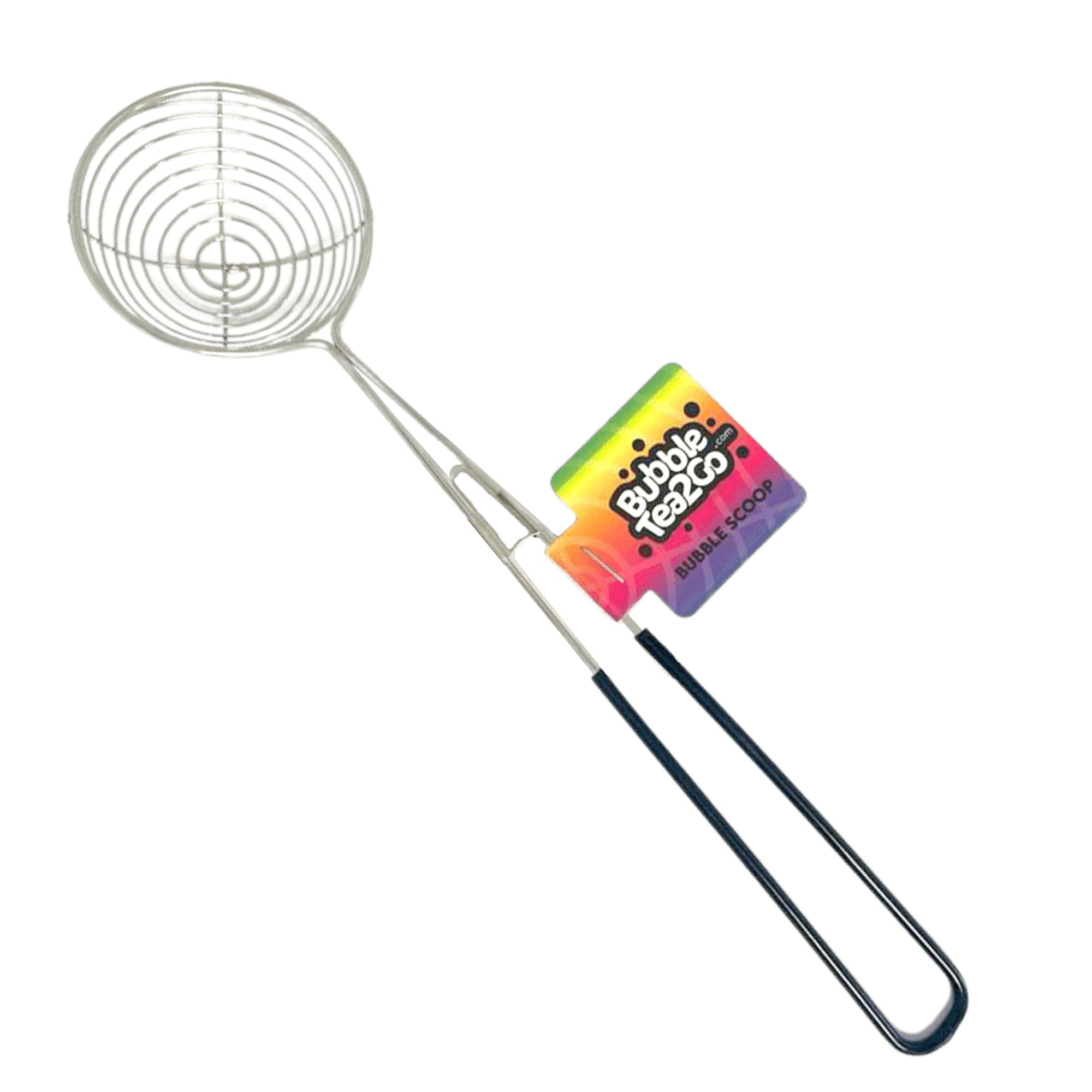 Bubble Tea Schöpfkelle, Tapioca, Jelly & Boba Bubble Tea Skimmer & Tapioca Scooper, Edelstahl-Küchenutensil für alle Arten von Boba Bubbles & Tapioca Pearls