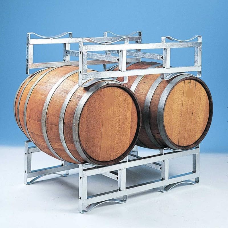 Porta barriques botti in legno lt.225 sovrapponibile 1150x780x330h movimentazione in cantine aziende vinicole acetaie 063100000F