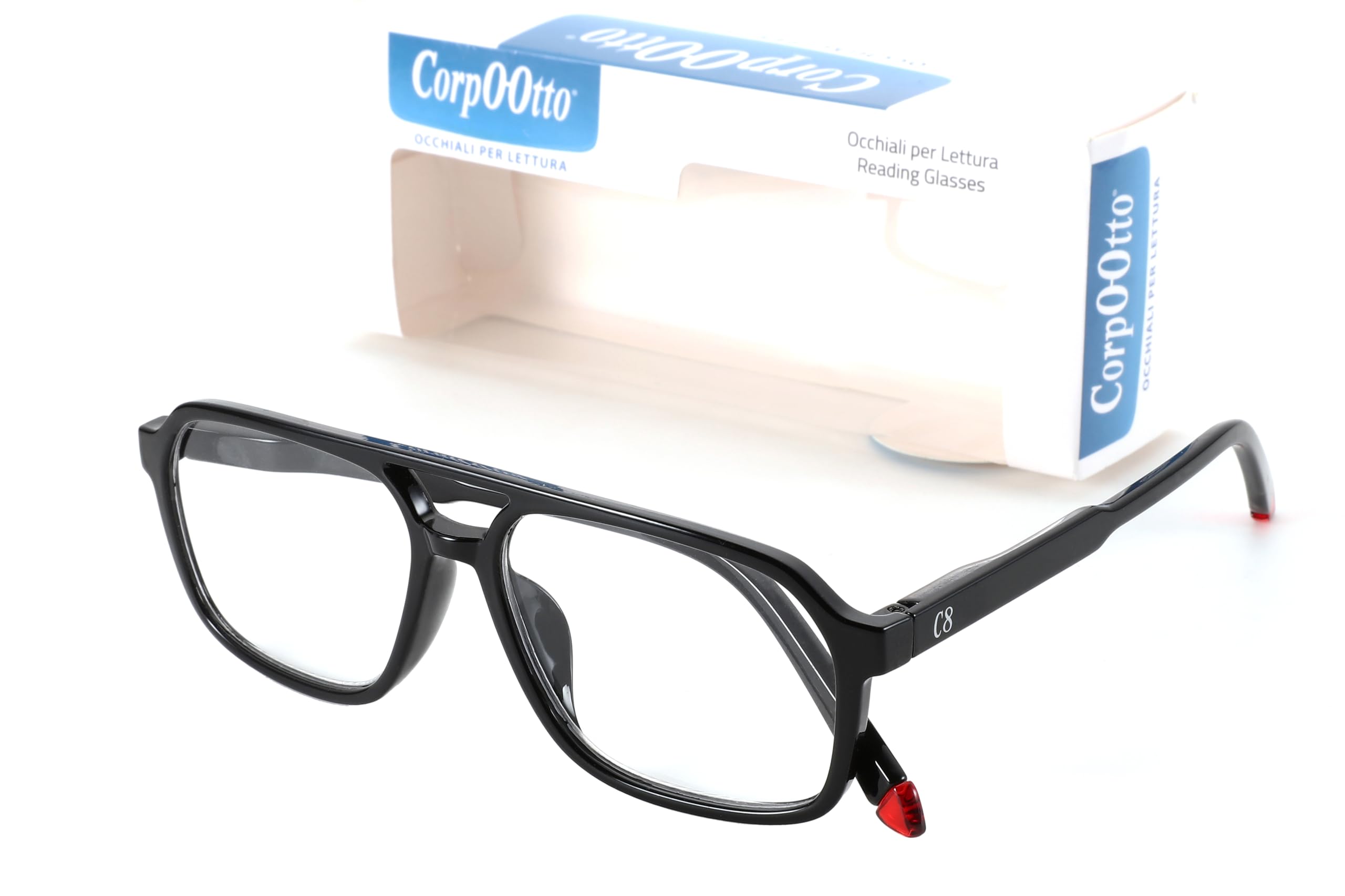 Okulary do czytania Power czarne + 1,50, czarne, 1.5 Diottria