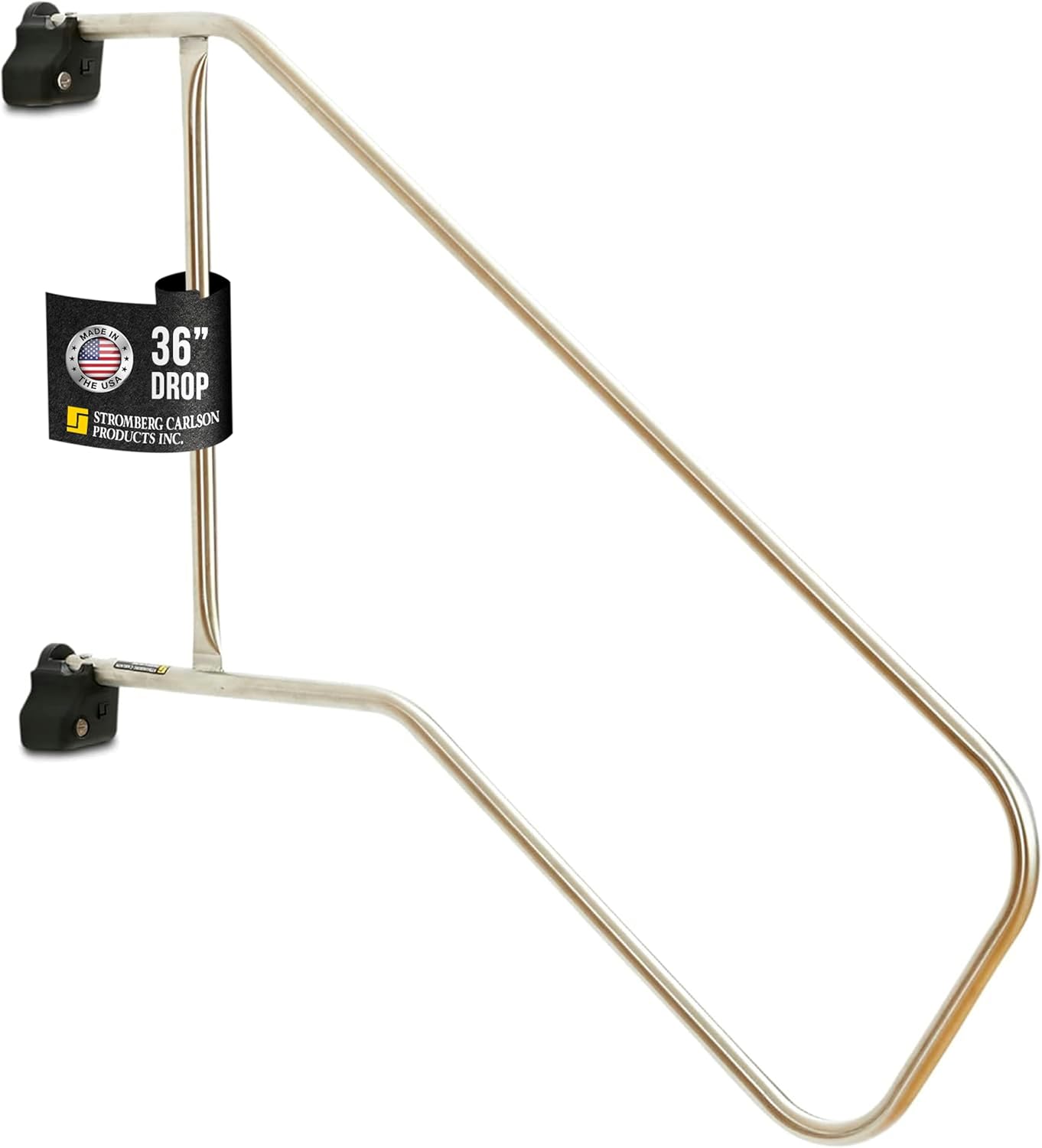 Stromberg Carlson AC-300L Locking Commercial Rail - Mobile Equipment Support - RV Camping Accessories and Travel Trailer Accessories for Step Ladder- 200 lbs Capacity - 15.5" Extension, 23.5" Height