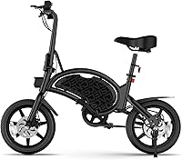 Jetson Bolt Pro Folding Electric Bike: 350W Motor, 15.5 MPH Top Speed, 30-Mile Pedal Assist Range, Portable E-Bike Ages 13+