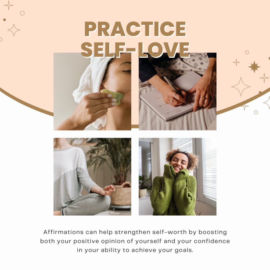 Cartes D'affirmation Pour La Douche [étanche] Manifeste Self Care