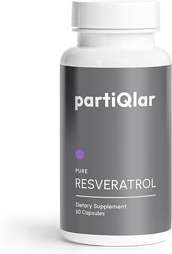 Suplemento de resveratrol trans de alta pureza de 500 mg - Cada cápsula supera el 98% de pureza - Probado por terceros - Vegano - Suplemento
