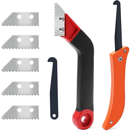 8-Piece Grout Removal Tool Set by COITEK: Perfect for Cleaning and Restoring Tiles