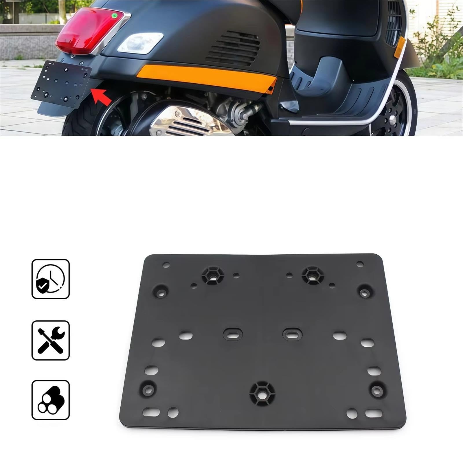 Staffa Portatarga Per VESPA Per GTS300