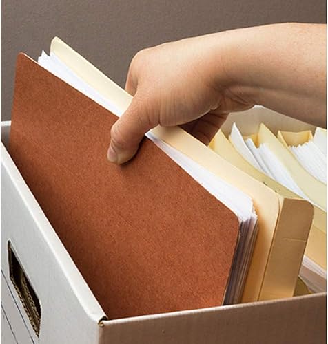 Miniatura 9 de Carpeta de archivo de acordeón expandible, tamaño carta, caja de 10 cuerdas rojas, expansión de 3.5 pulgadas, almacena y organiza papeles, mantén