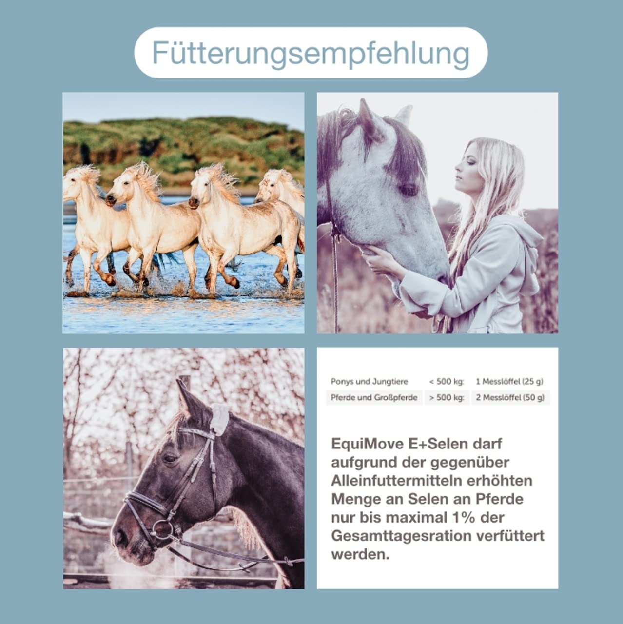 Selen + E, hochdosierte Pellets mit 50.000 mg Vitamin E und 20 mg Selen, für Muskulatur und Ausdauer, gegen Selenmangel und zur Vorbeugung, 1,5 kg aus Deutscher Herstellung