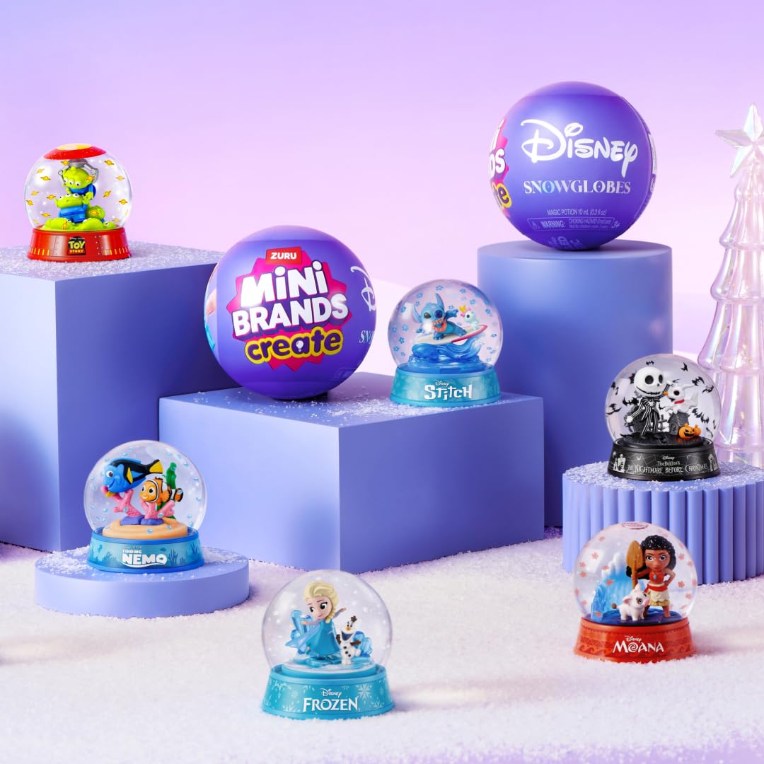 Mini Brands Mini Snow Globe Disney Capsule Series 1 (2 PACK) di ZURU