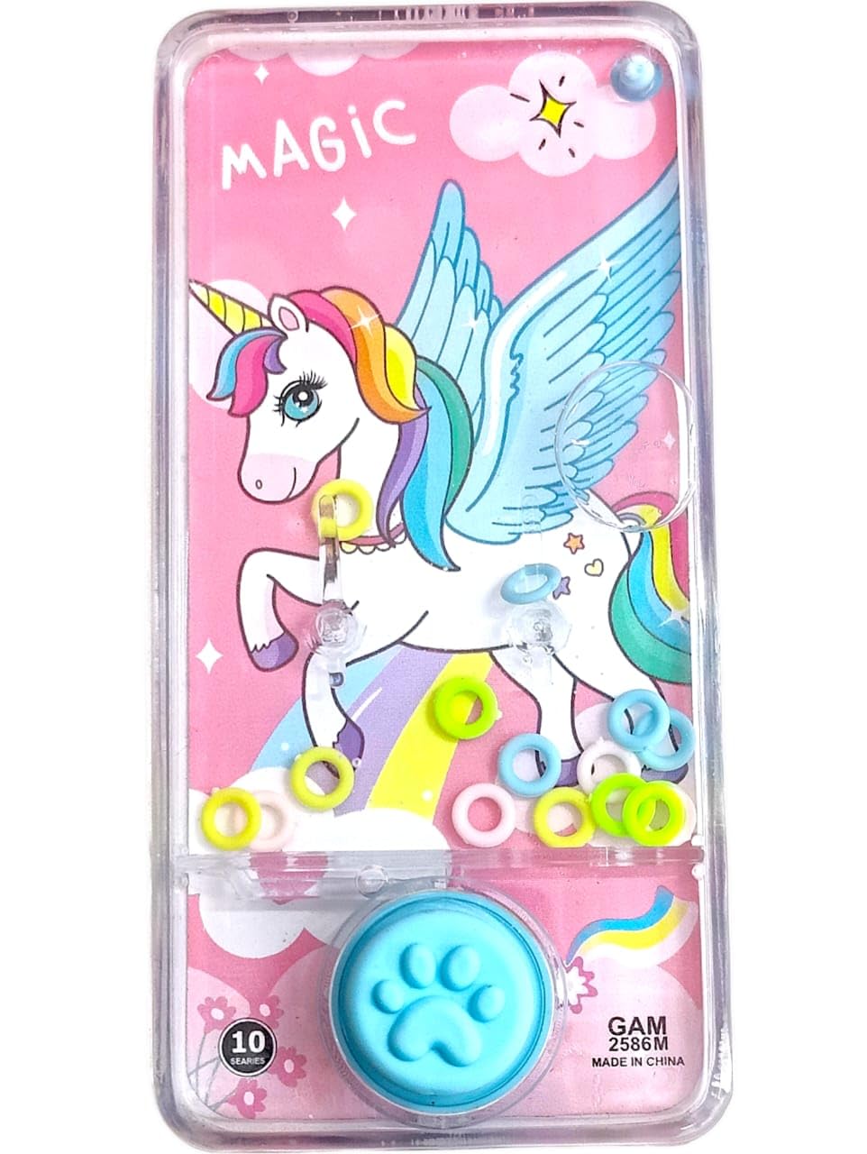 TERA 13 Unicorn Theme Handheld Water Game, Handheld Water Ring Toss Water Game Toy for Birthday Return Gifts, Mobile Phone Water Ring Toss Game for Kids Boys and Girls (1pcs) (B0D89ZQR4G) Amazon Price History, Amazon Price Tracker