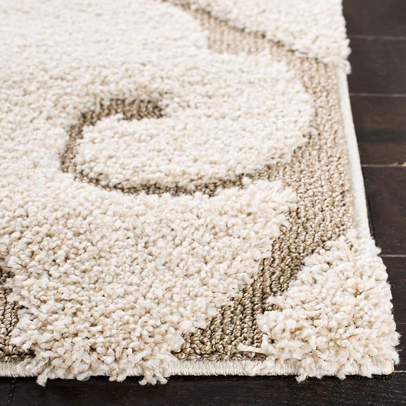Image of Handmade Shaggy Pure Microfiber Smooth & Anti-Skid Carpets for Bedroom & Living Room, 2 inch Thickness Size- 5X5 Feet