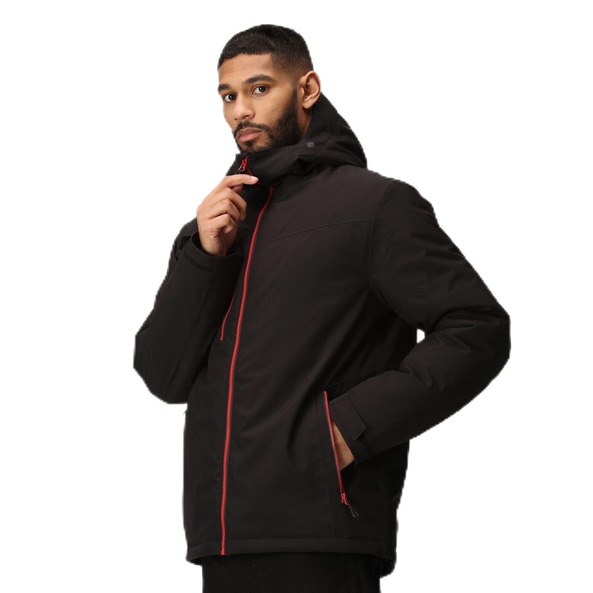 Regatta Professional Mens Navigate Insulated Jacket, Black, L EU