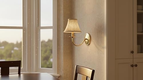 Miniatura 10 de Aspen Creative 30077-5A, pantalla de lámpara de araña con clip, beige, parte superior de 3 pulgadas x 6 pulgadas inferior x 5 pulgadas de altura