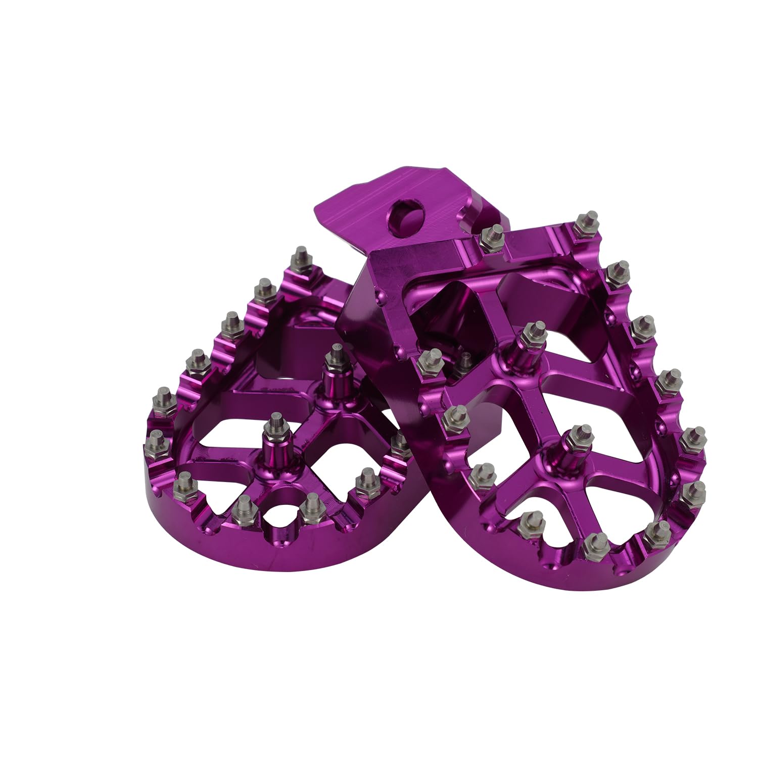 Poggiapiedi per moto Pedane larghe Poggiapiedi Supporti Pedali per Surron Sur Ron Light Bee X S LBX ERide Pro SS 2.0 3.0 E-Ride Pro SR/S Electric EBike Dirt Pit Bike Viola