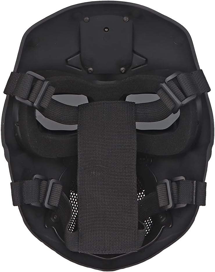 Tactical Airsoft Mask Full Face Protection Wild Mask with NVG Mount for Halloween Cosplay Costume Movie