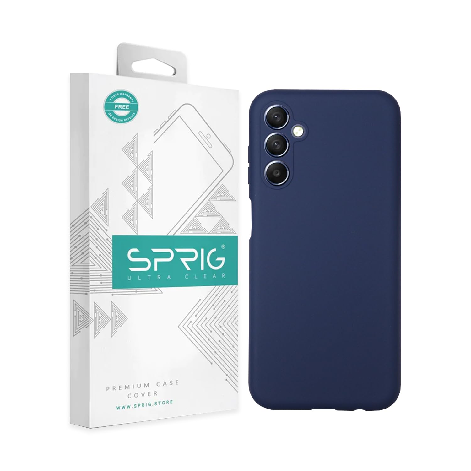 SPRIG Compatible with Samsung Galaxy M14 5G Phone TPEE Cover Premium Back Cover Drop Tested Shock Proof Mobile Case for Men, Women, Boys and Girls with Camera Protection (Dark Blue) (B0CG9JH6PV) Amazon Price History, Amazon Price Tracker
