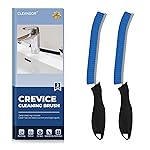 CLEANGOR Crevice Cleaning Brushes, Cleaner Scrub Brush Tool for Hard to Reach Tight Space, Home Essentials, Cleaning Supplies for Shower, Bathroom, Kitchen, Toilet, Window