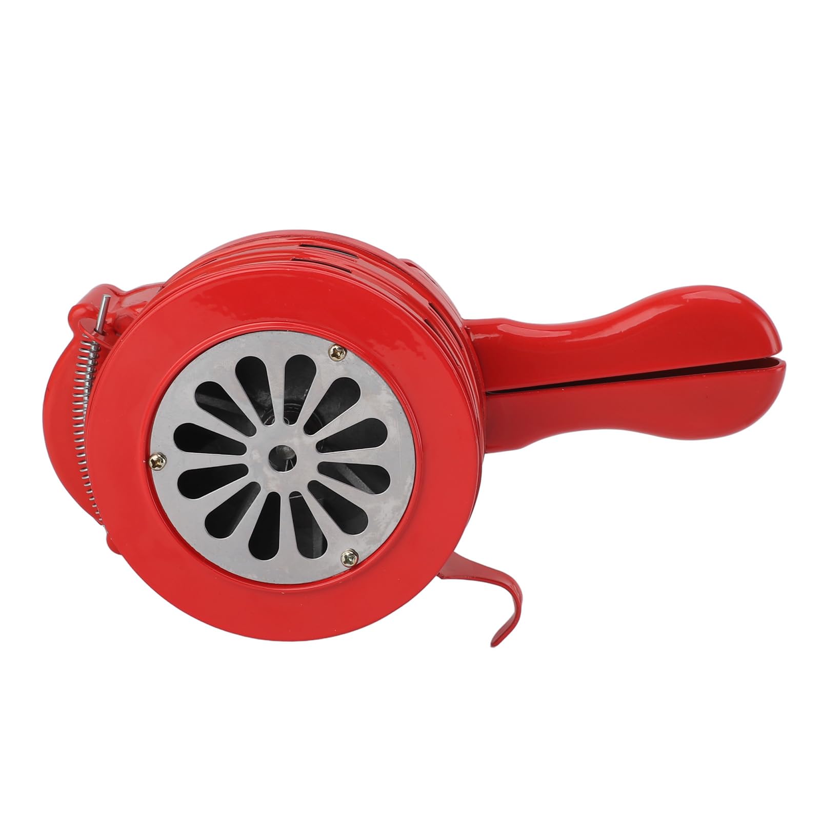 VGEBY Sirena a Manovella da 110 DB Dispositivo di Allarme di Emergenza Manuale per Spazi Pubblici Lega di Alluminio 1 unità (rosso)