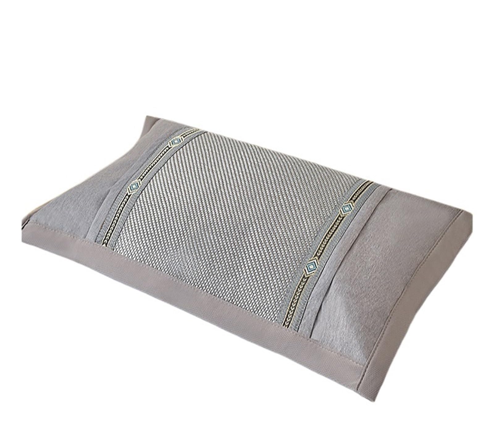 PJFCEWFDGX 35x55cm Buckwheat Pillow Cooling Firm Hulls Filling Bolster For Cool Sleep Support(Style E)