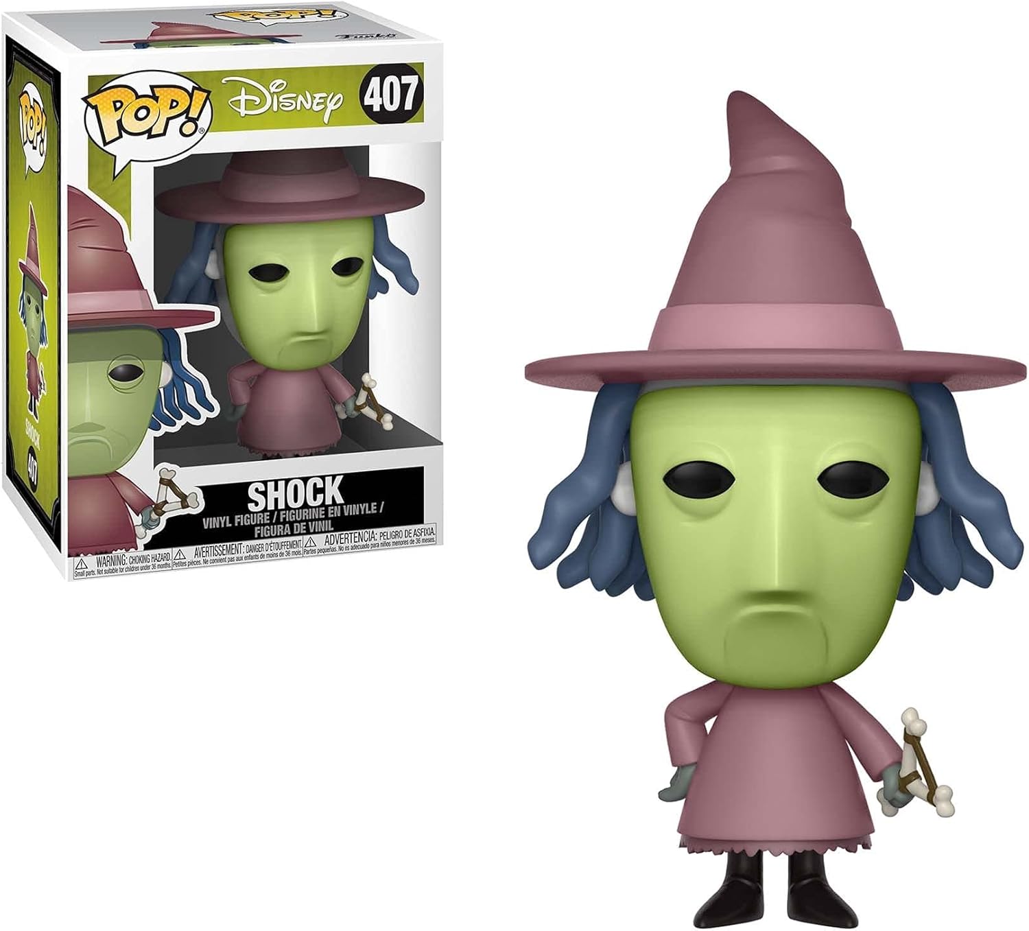 Funko POP! Disney: Nightmare Before Christmas Shock Collectible Figure, Multicolor