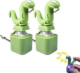Lizard Button Sound，Lizard Keychain Sound Button,Fun Rechargeable Keychain with Colorful Lights, Portable Stress Reliever for Anxiety & Sensory Fun