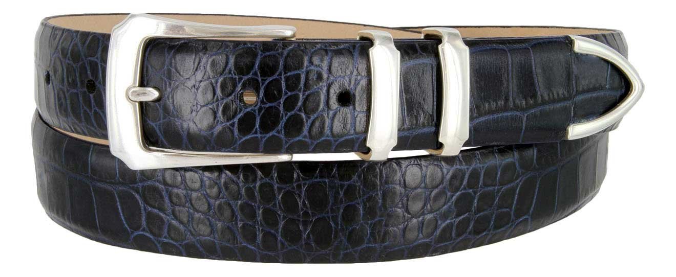 Vins Italian Calfskin Leather Designer Dress Belts for Men
