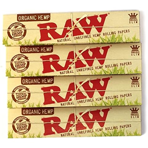 RAW King Size Slim Hemp Papers Cover
