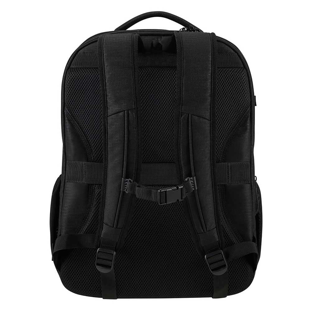 Samsonite Roader - Zaino PC Espandibile 17.3 Pollici, 46 cm, 31.5/39.5 L, Nero (Deep Black)
