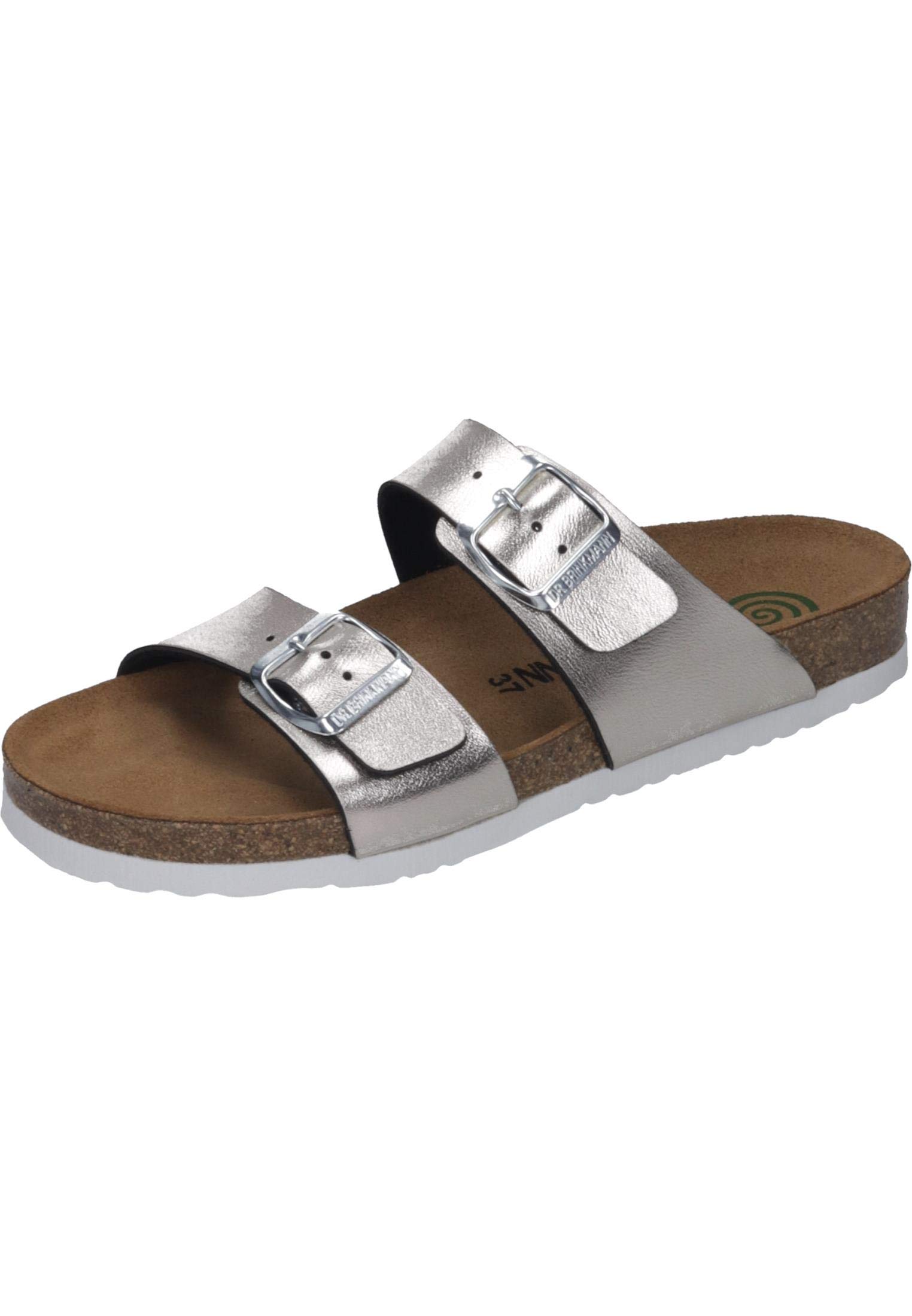 Dr. Brinkmann Damen-Pantolette silber (92)