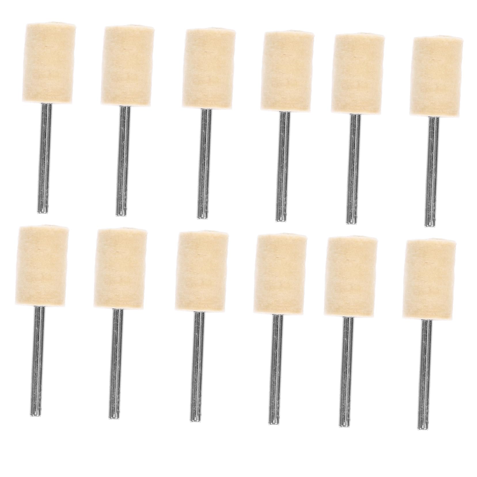 Ciieeo Felt Polishing Buffing Wheel Set 12mm Wool Buffing Pads Deburring Tool
