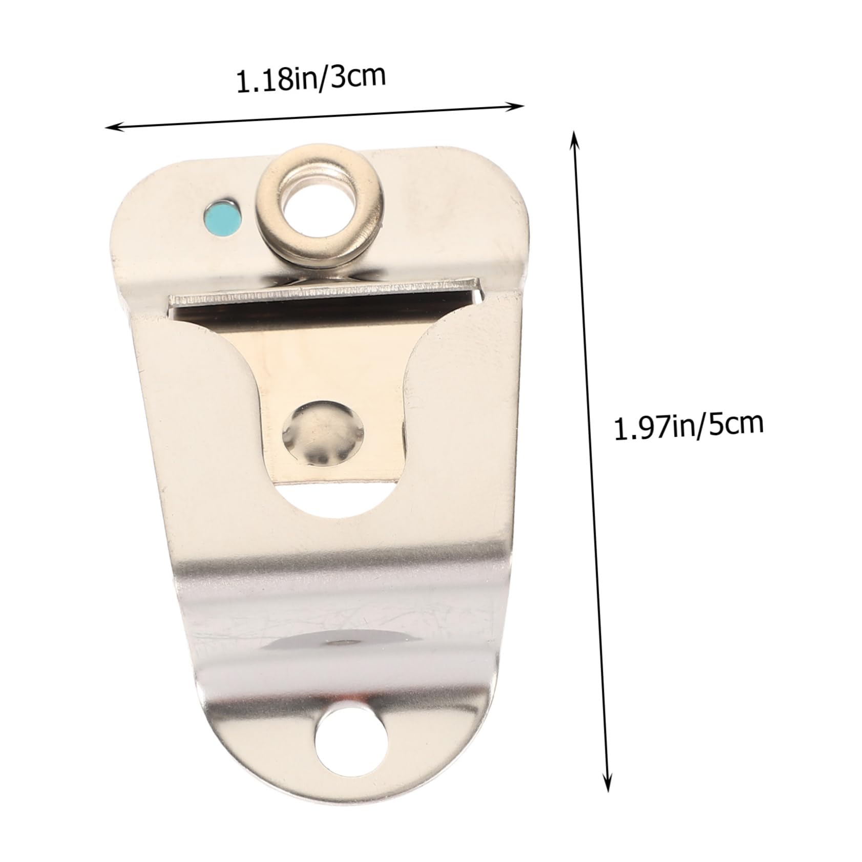 Totority 2Sets Microphone Storage Clips for Ham Radio Easy Install Metal Hanger Compatible with Reliable Radio Mic Holder Automotive Mic Clip