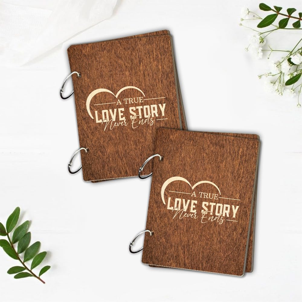 La Boda Soporte para tarjetas de boda con hebillas de metal, soporte de madera para tarjetas de felicitación, almacenamiento y organización de tarjetas de historia de amor, cumpleaños, día festivo
