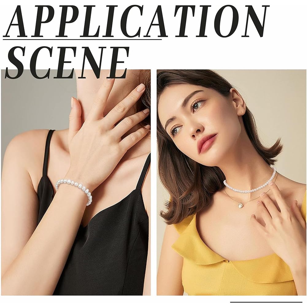 Breloques De Connecteur De Perles D'eau Douce De Culture Naturelles De Grade B Avec Doubles Boucles En Acier Inoxydable 304 Riz Poli