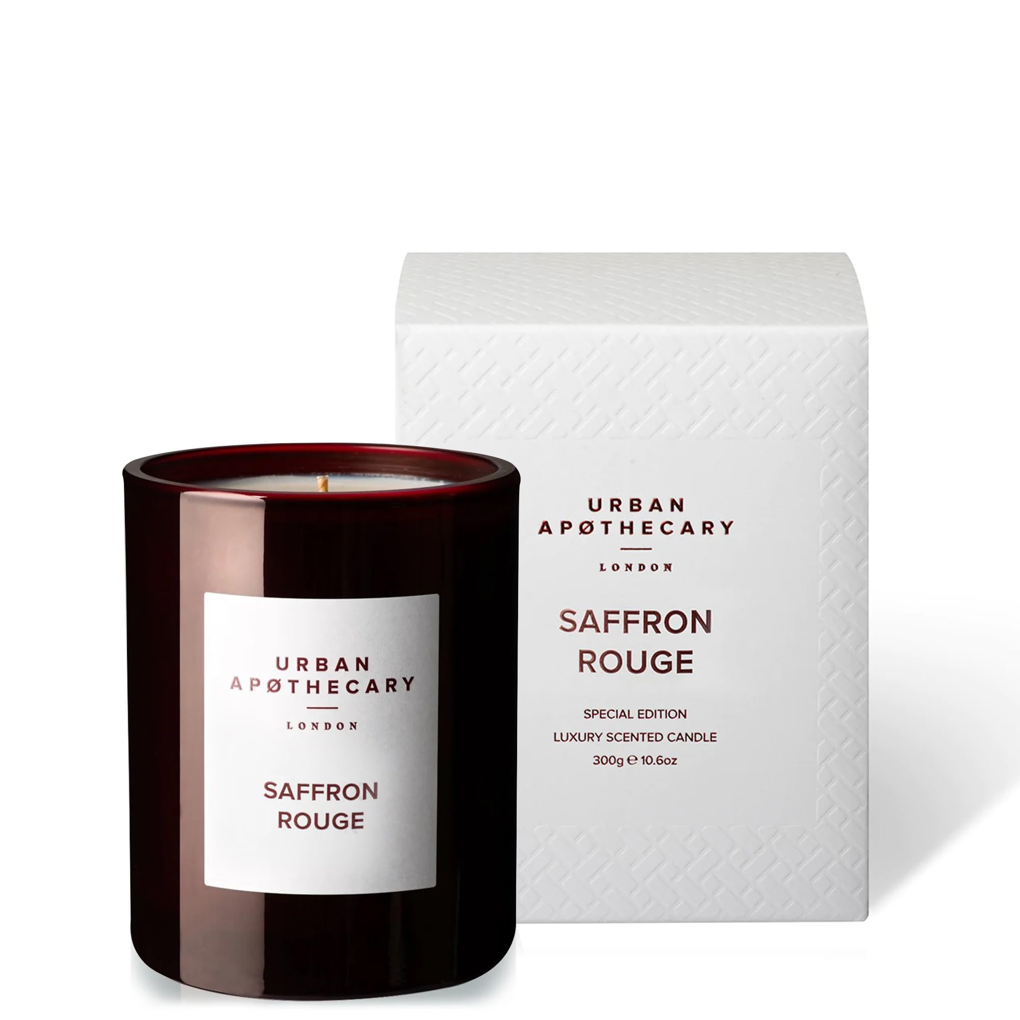 Urban Apothecary Saffron Rouge Ruby Red Candle 300g
