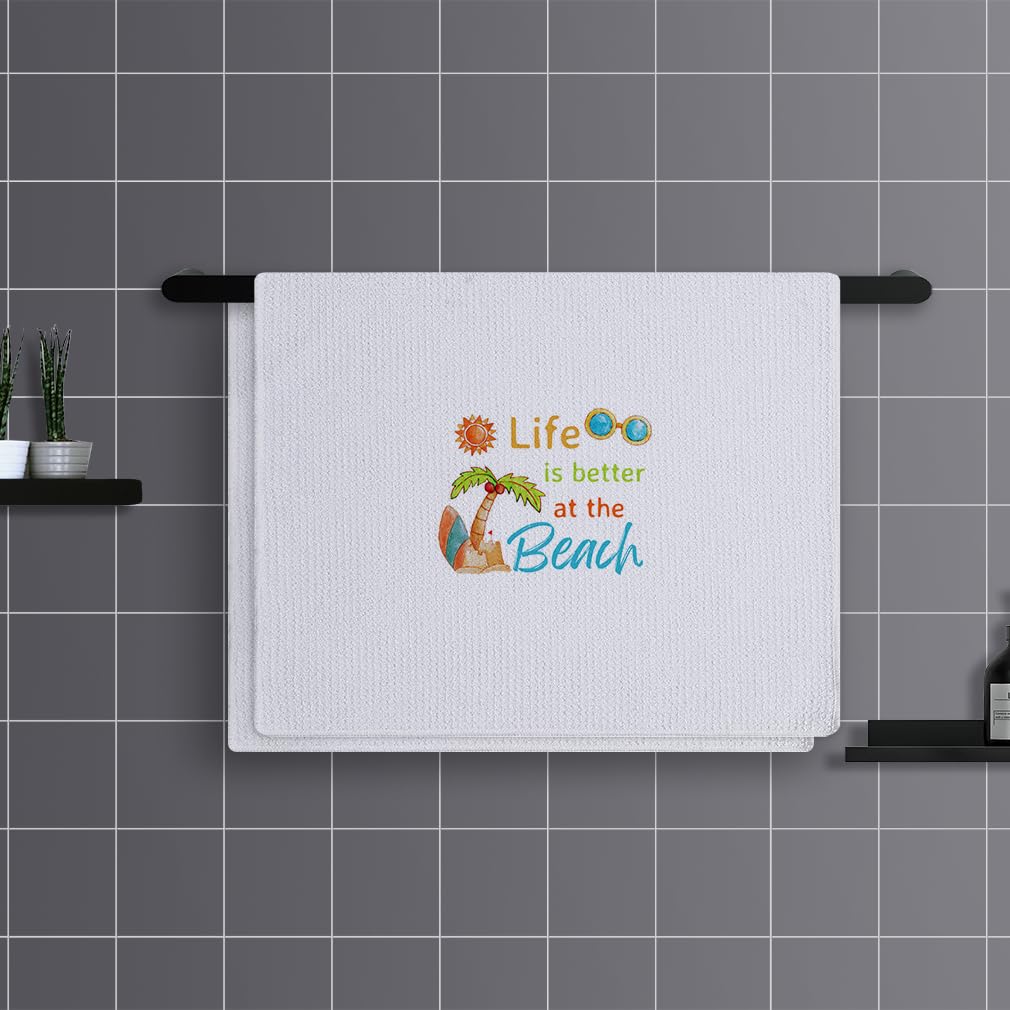 Trapos Cocina Árboles Azules Y Verdes Paños de Cocina Suaves y Absorbentes Paños Cocina Reutilizables Trapos de Cocina para Secar Toallas Lavable Toallas de Barra Juego de 4 (40x60cm)